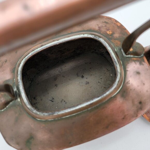 Antique Copper Gooseneck Tea Kettle - Picture 4 of 6